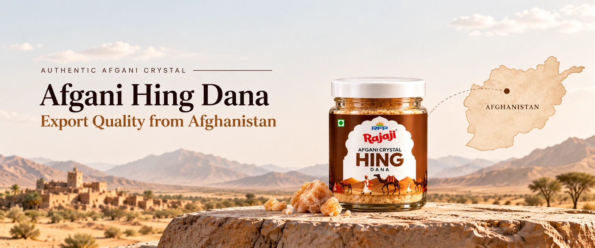 Afgani Hing Heritage Banner - Rajaji Hing